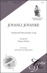 Jovano, Jovanke SSA choral sheet music cover